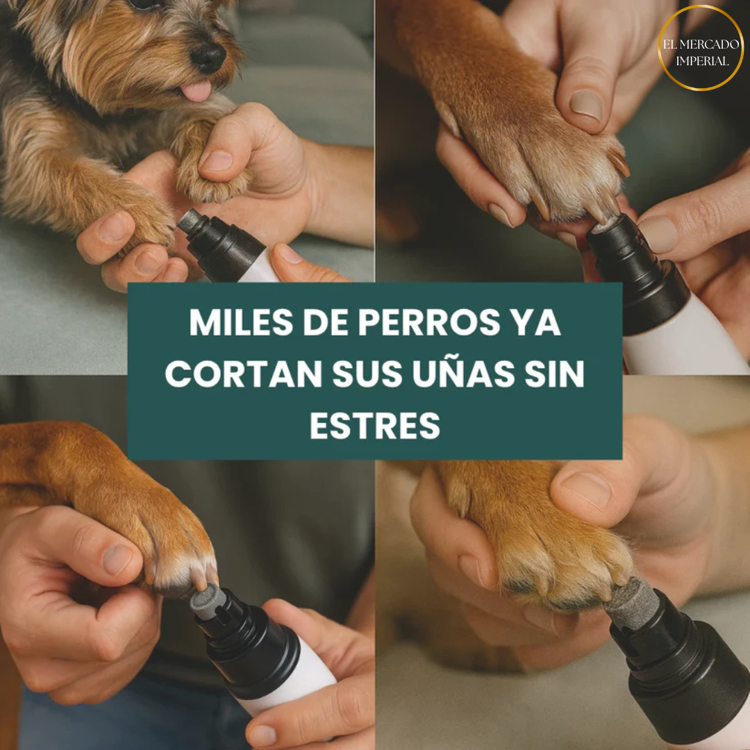 Limador de Uñas Mascotas + 3 Limas 360° / SafePaws Trim® 🛡️🐾