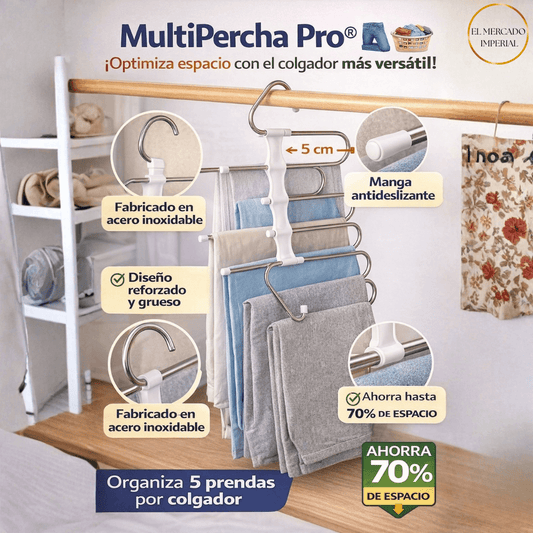 MultiPercha Pro® 👖🧺 / Más ropa organizada en menos espacio.