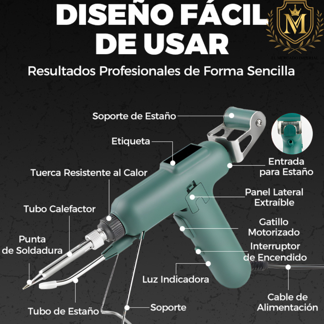 Soldador de estaño eléctrico 60 Wats / SoldaMax