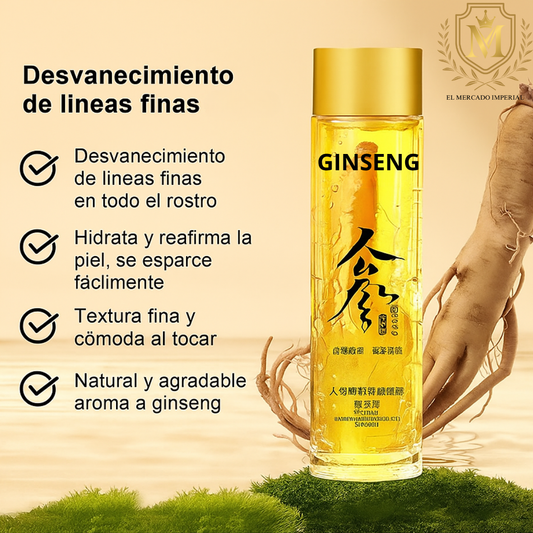 SUERO FACIAL GINSENG / El Secreto Asiático para una Piel sin Edad
