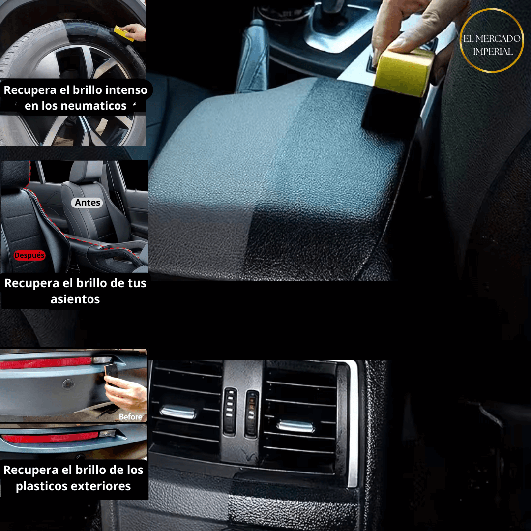 Restaurador de partes negras / GLOSSMASTER XT®🚘💎