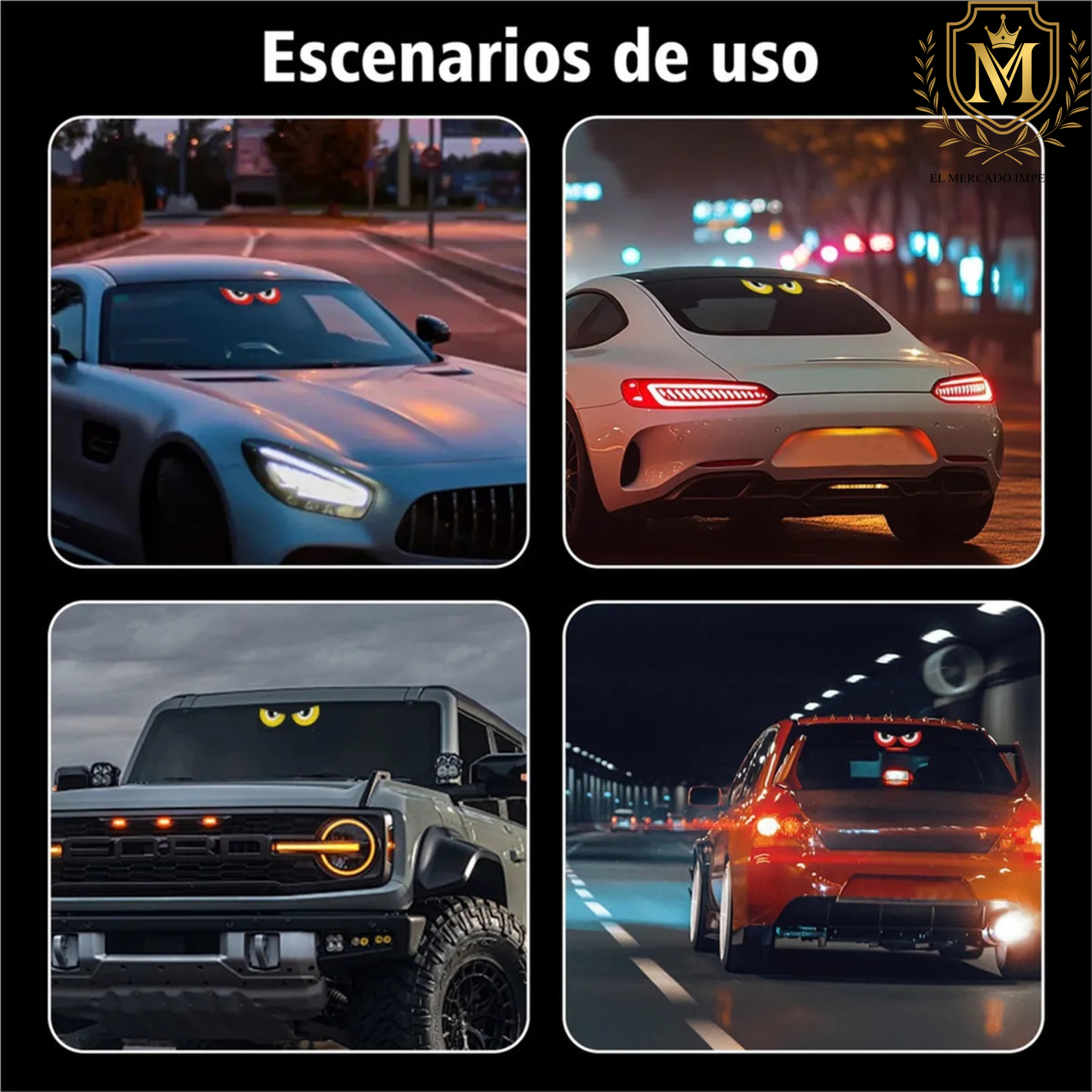 Ojos led parabrisas Devil’s Eye