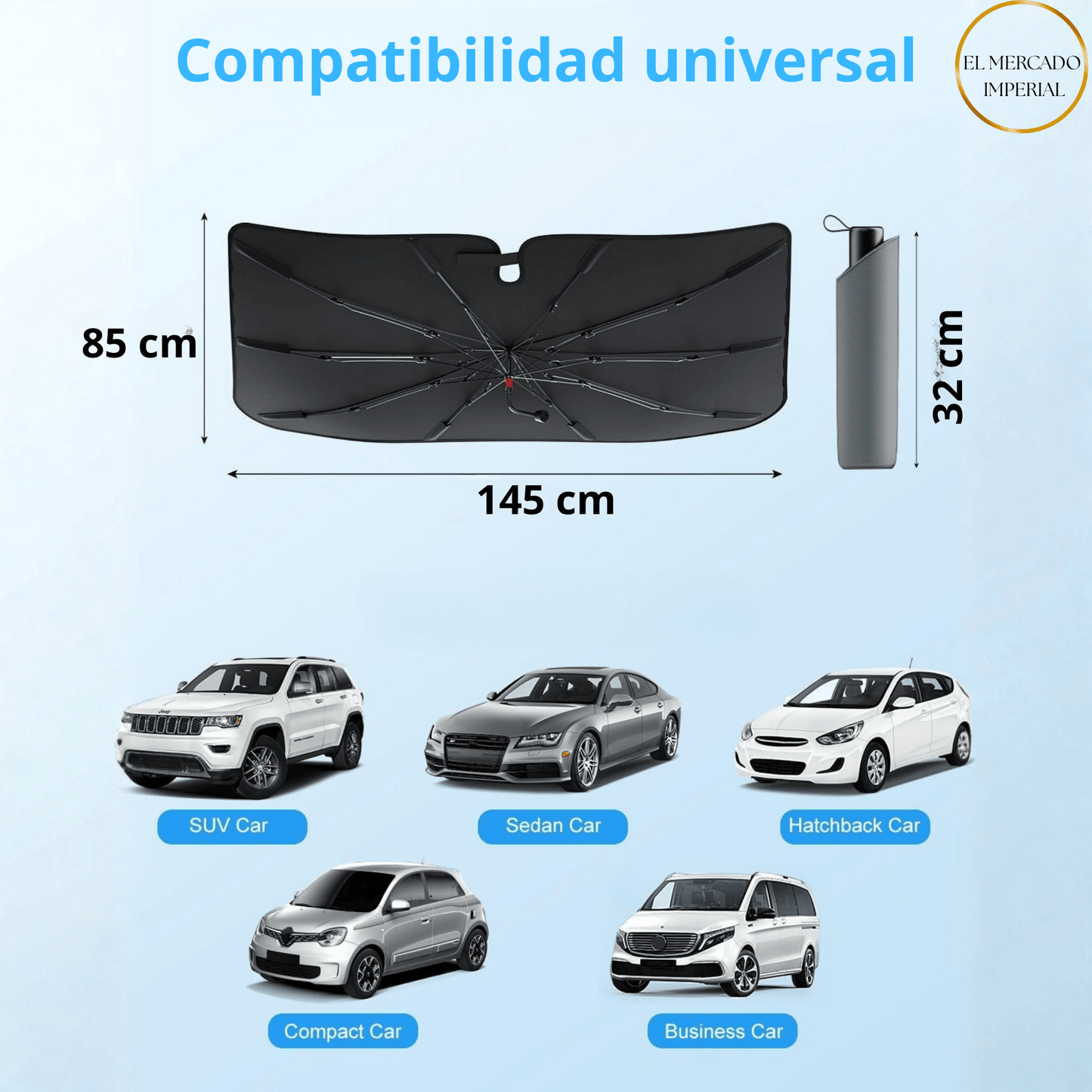 SunBlocker® / Parasol Plegable para Auto ☀️🚗❄️