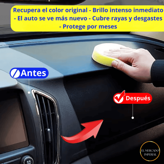 Restaurador de partes negras / GLOSSMASTER XT®🚘💎
