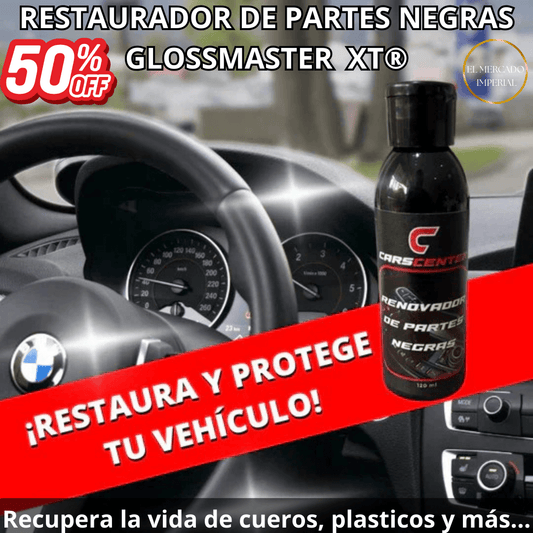 Restaurador de partes negras / GLOSSMASTER XT®🚘💎