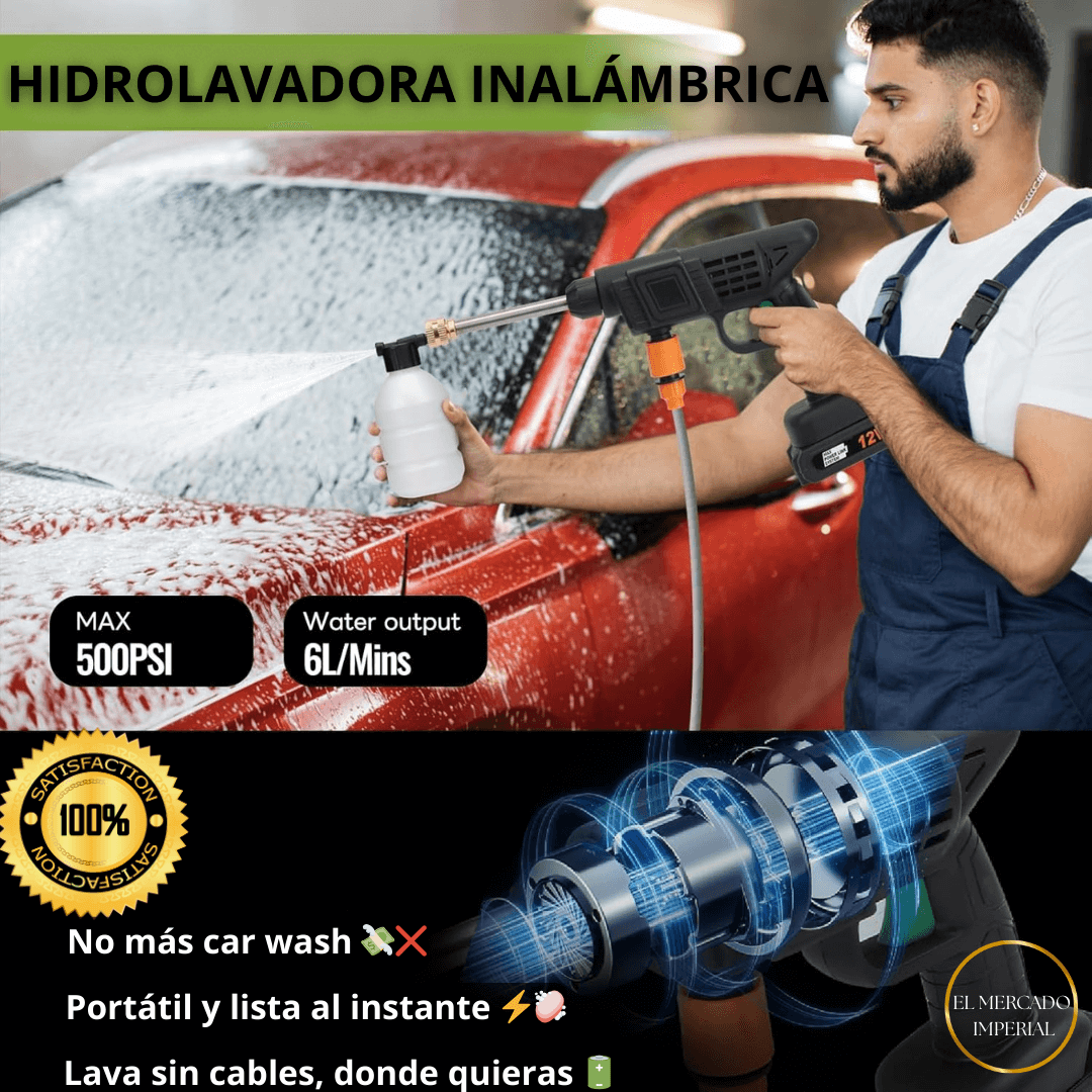 HIDROLAVADORA INALAMBRICA 48V / AutoClean Pro®