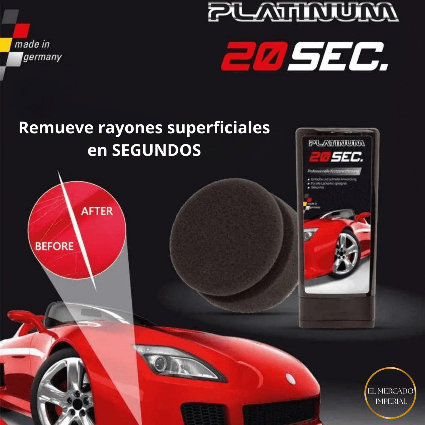 Removedor de rayones PLATINUM ® ✨🚗