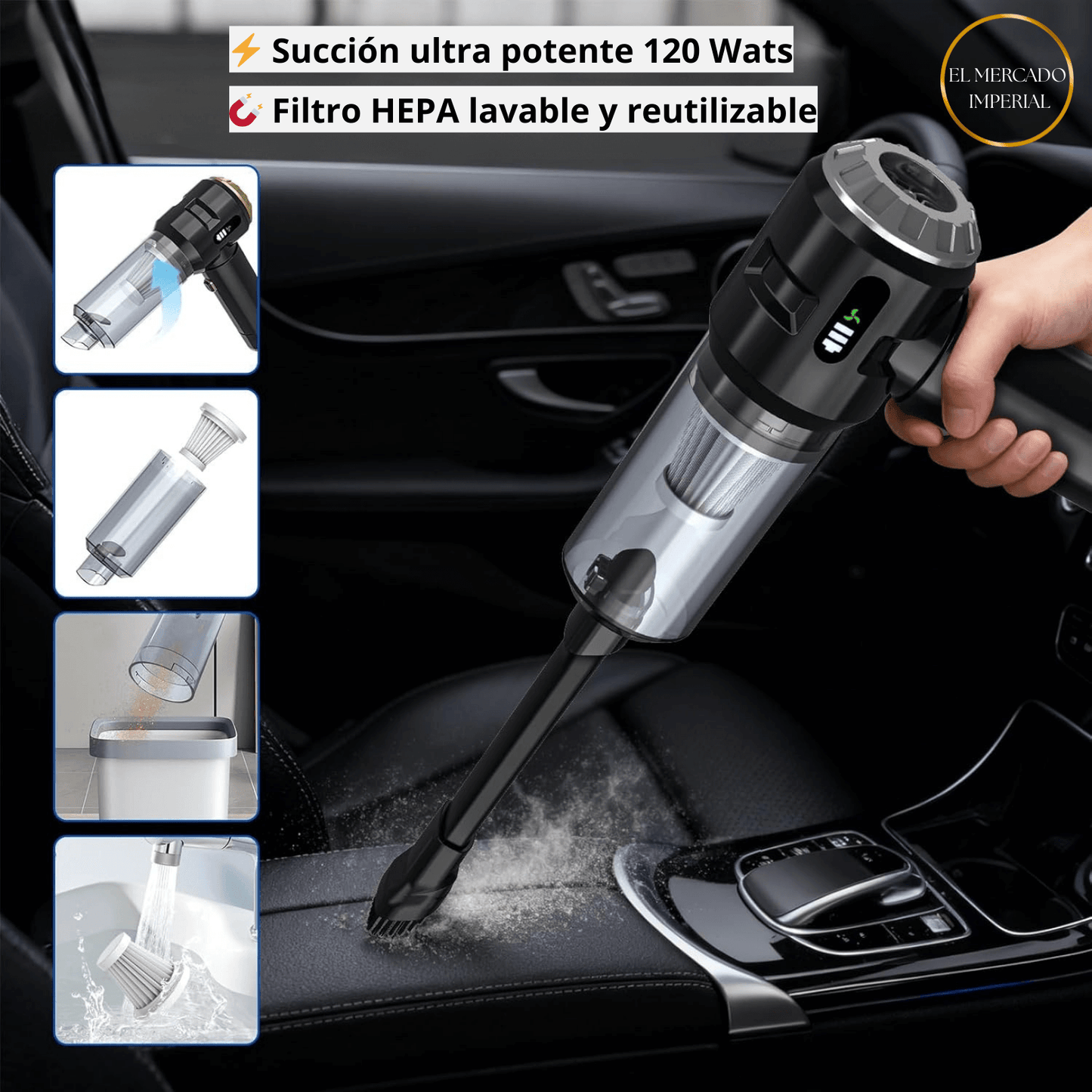 MINI ASPIRADORA TurboVac Compact® 🚀