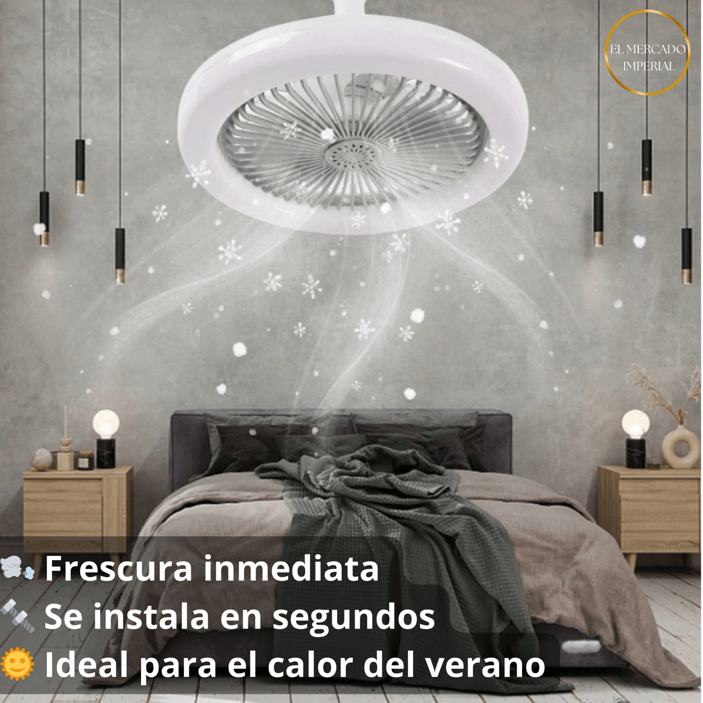 Led Ventilador techo / todo en uno