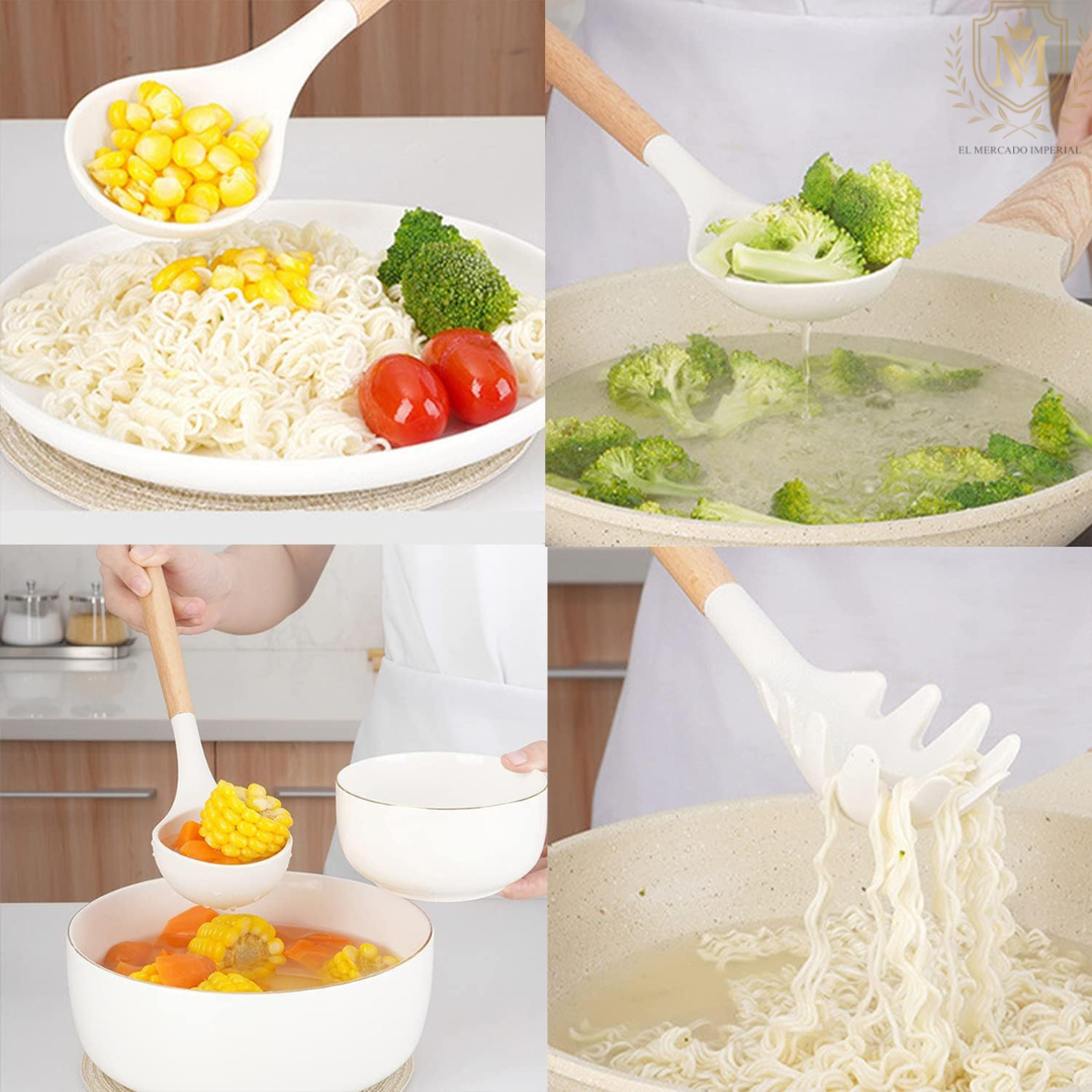 Juego de 12 Utensilios de silicona MasterChef™ / 6 colores disponibles a elegir