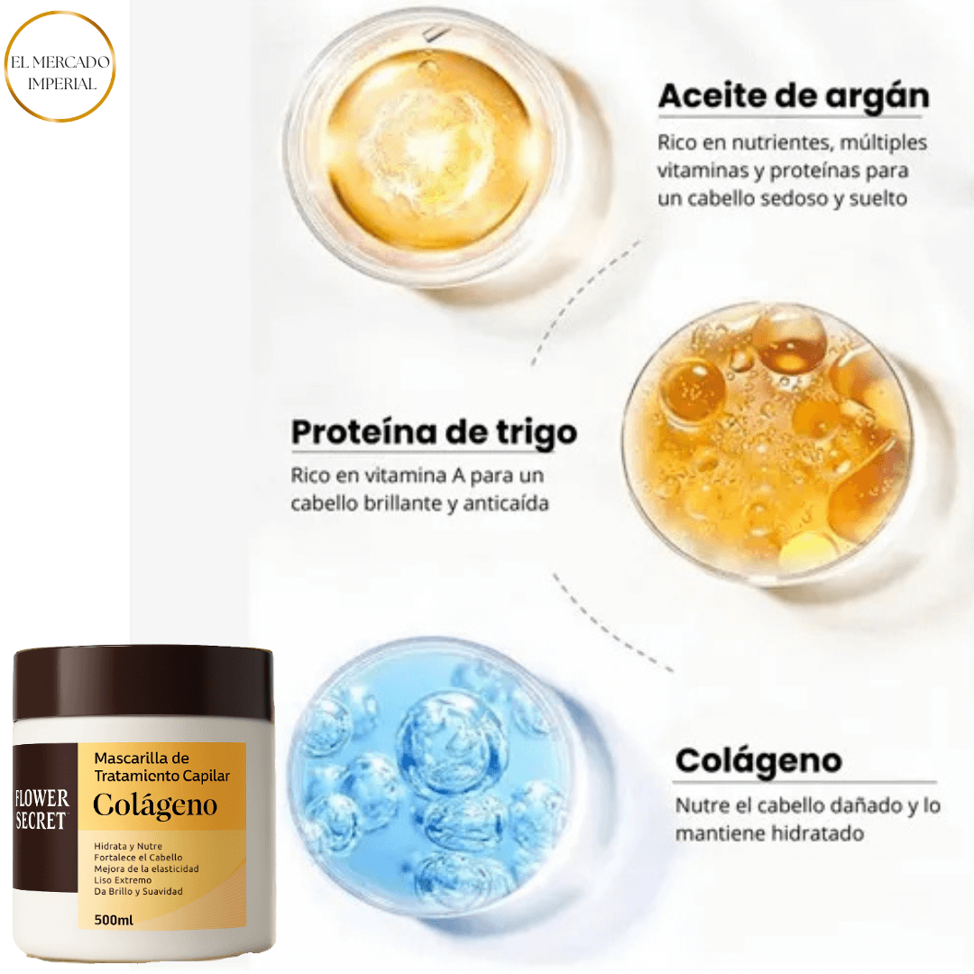 Tratamiento Capilar de Colageno 500ML + 1 envase adicional de REGALO