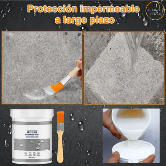 Sellador Impermeable 500 ml  RainBlock 360® 🌧️🔒 + Brocha de regalo