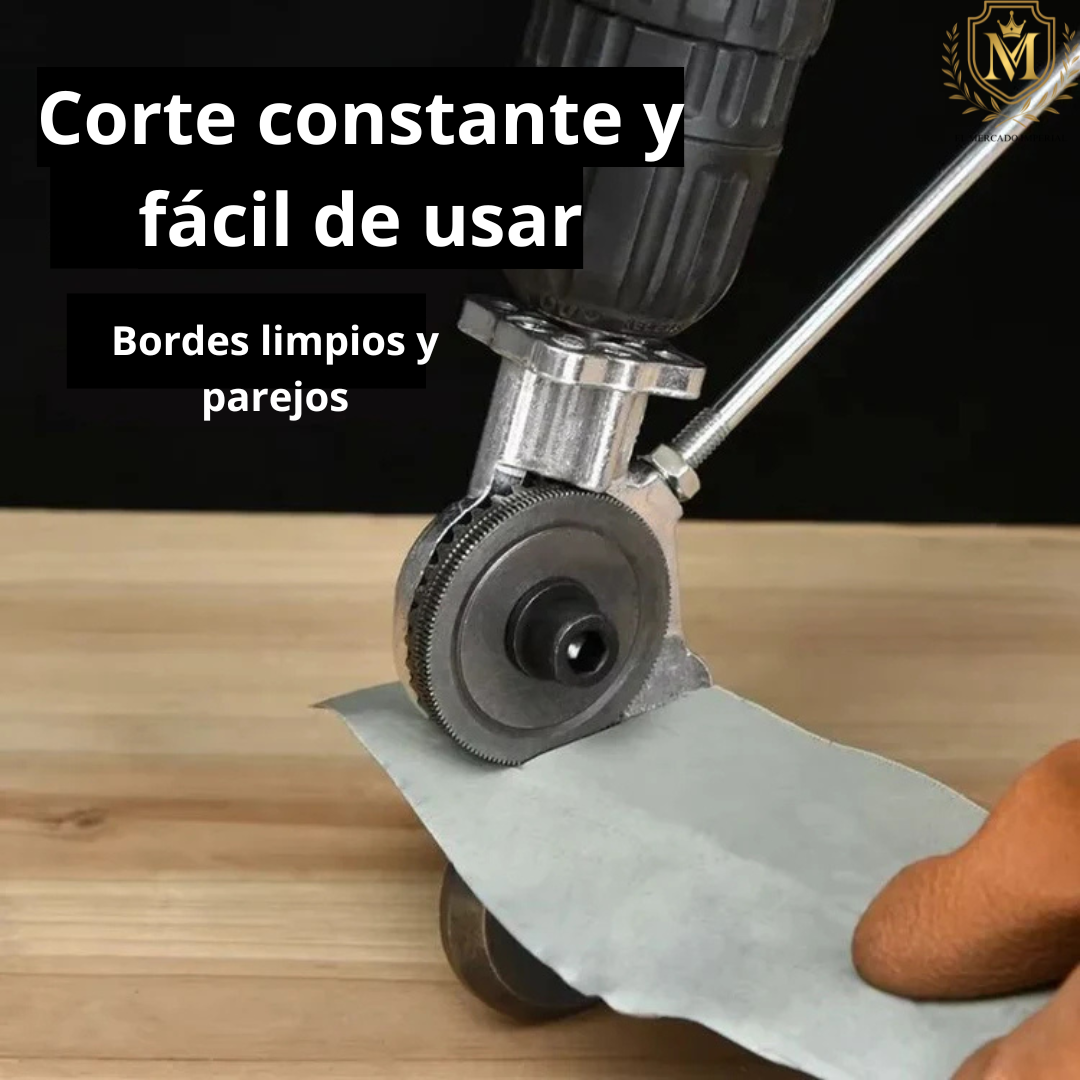 Adaptador MetalCut™ / “Corta Fierro, Zinc y Aluminio sin Esfuerzo con tu Taladro 🚀”