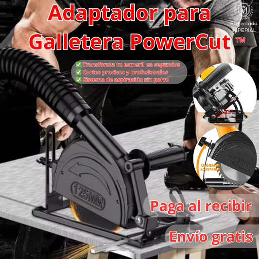 Adaptador para galletera PowerCut™ / Convierte tu galletera en sierra circular