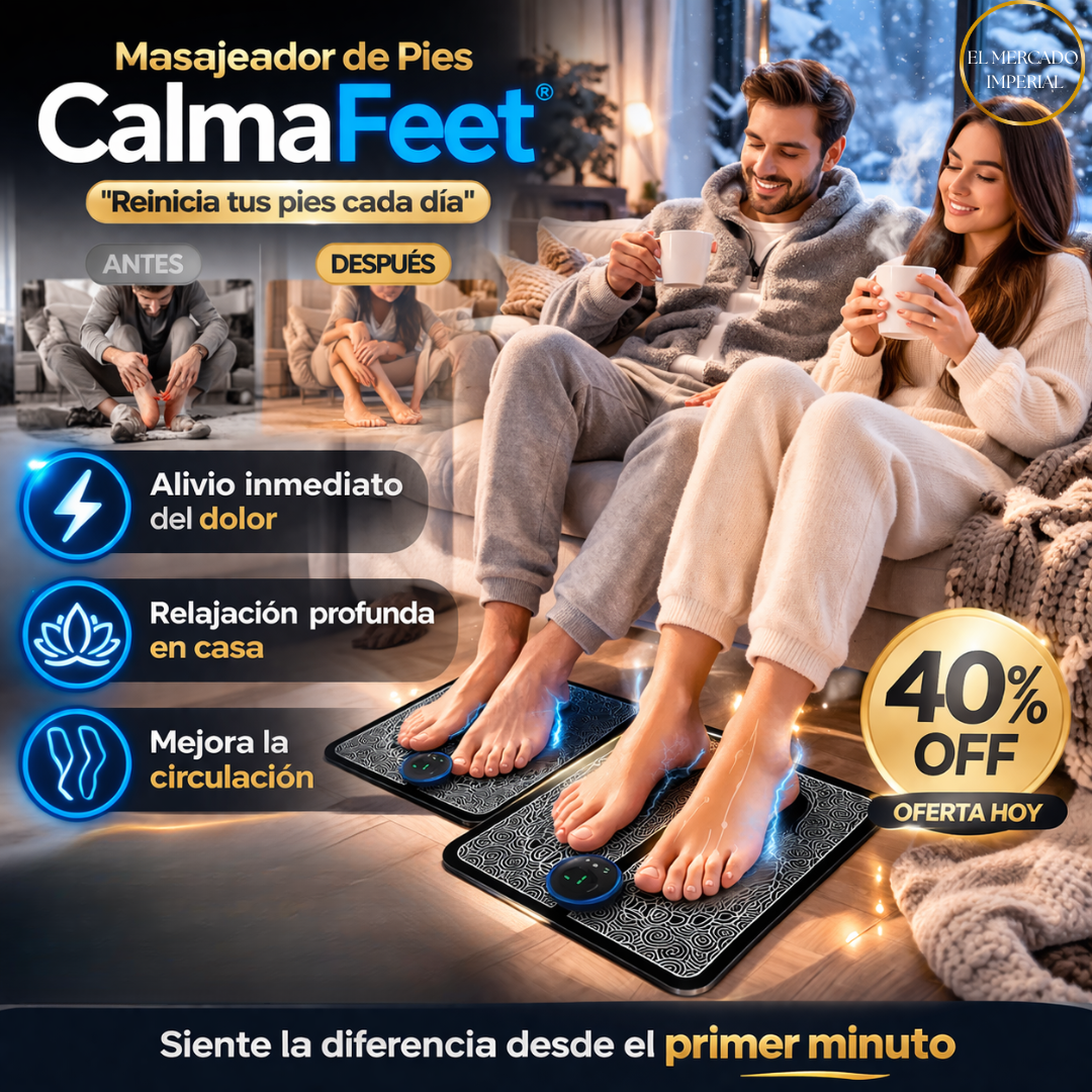 Masajeador De Pies Portátil / CalmaFeet®