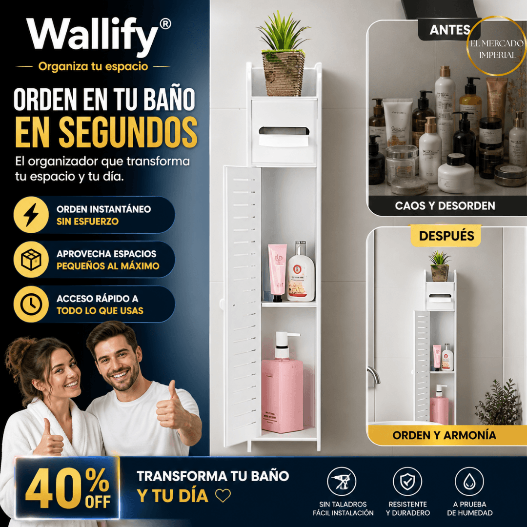 Organizador de baño / Wallify®