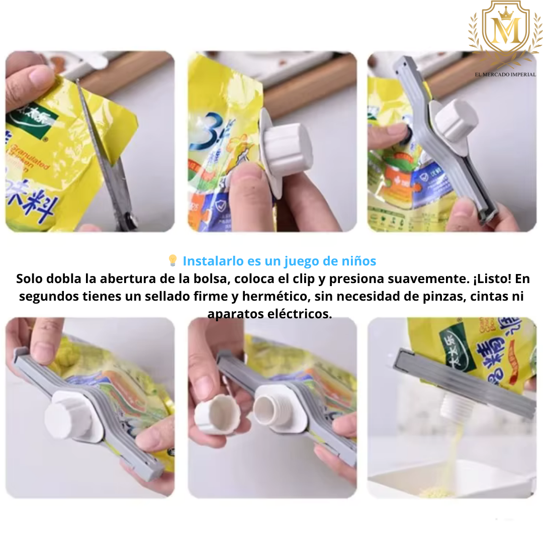 Clip De Sellado Para Bolsas FreshClip™ – Mantén todo fresco y seguro