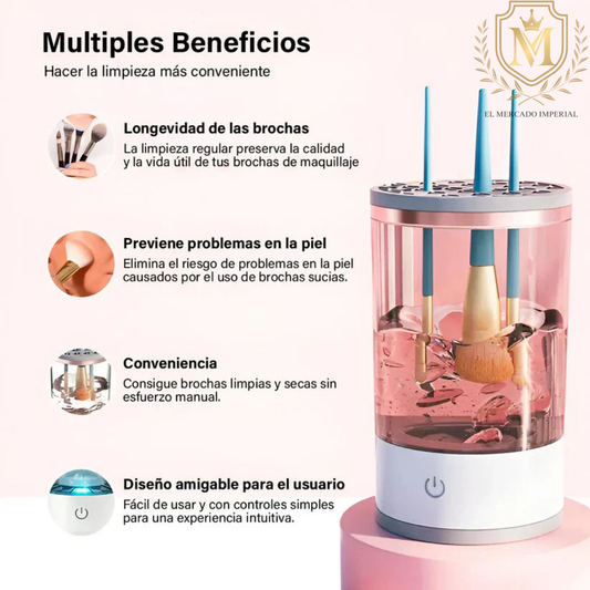 Limpiador De Brochas Eléctrico + Depiladora exfoliante de REGALO