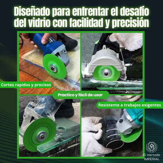 Pack 3 Discos de Corte diamantado Vidrio/Cerámica POWERDISC™ 4" (100mm)
