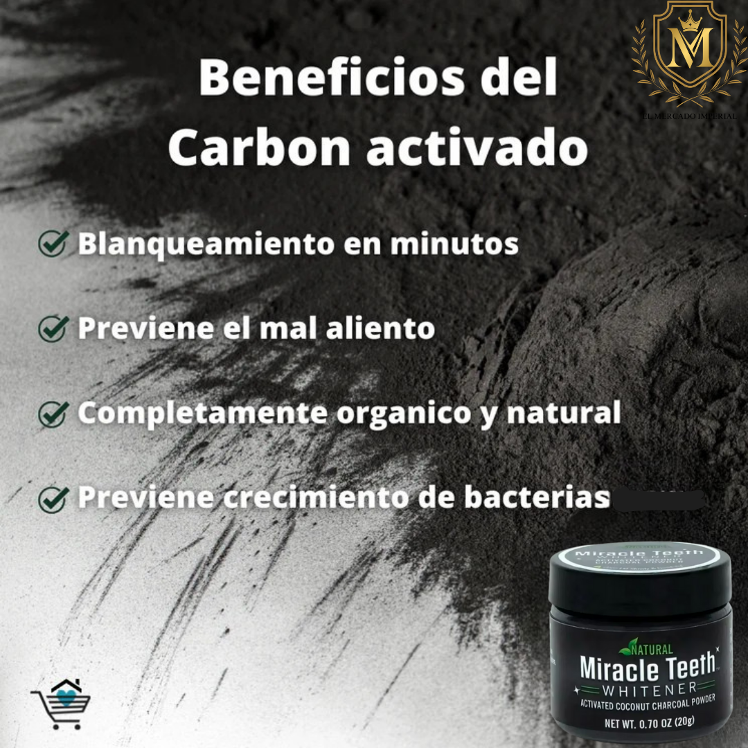 Blanqueador Dental Miracle Teeth – Elimina manchas / Lleva 2 y paga 1