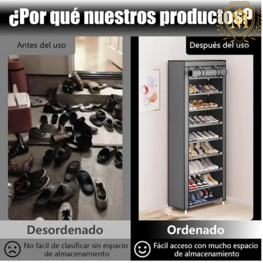 Organizador de Zapatos Vertical 10 Niveles / Vtrin