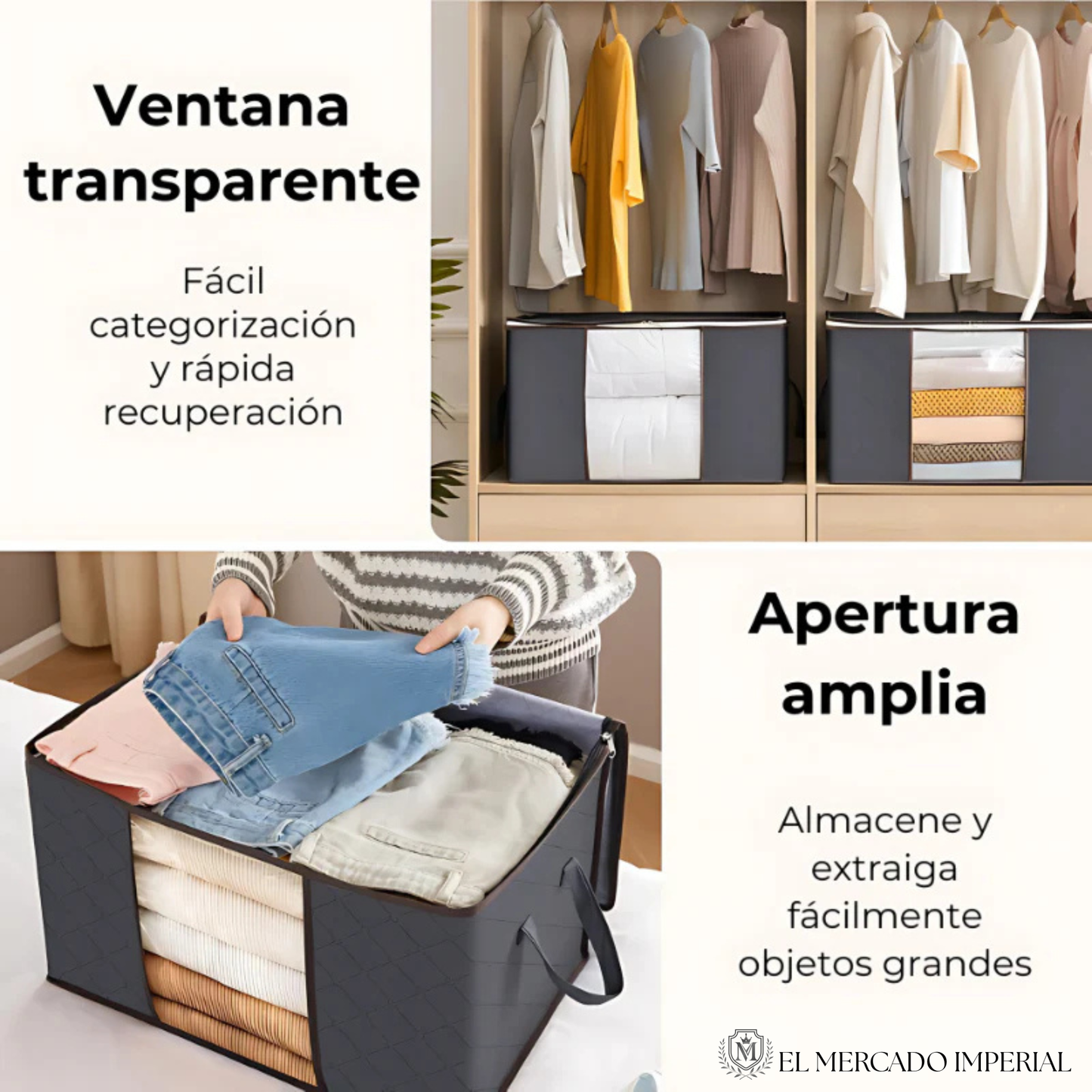Organizador de ropa "OrdenHauss" / LLEVA 2 Y PAGA 1