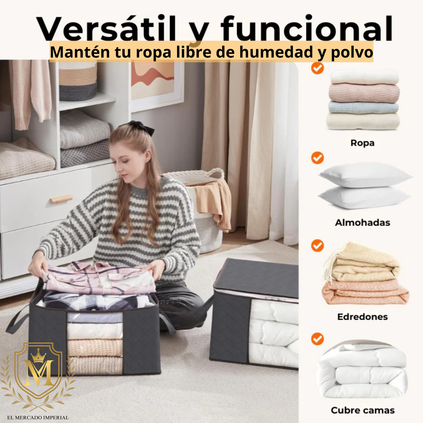 Organizador de ropa "OrdenHauss" / LLEVA 2 Y PAGA 1