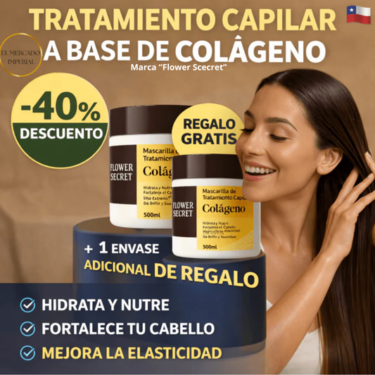 Tratamiento Capilar de Colageno 500ML + 1 envase adicional de REGALO