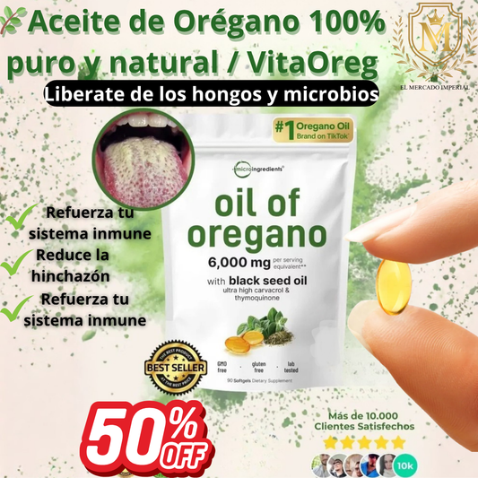 🌿Aceite de Orégano 100% puro y natural/ VitaOreg