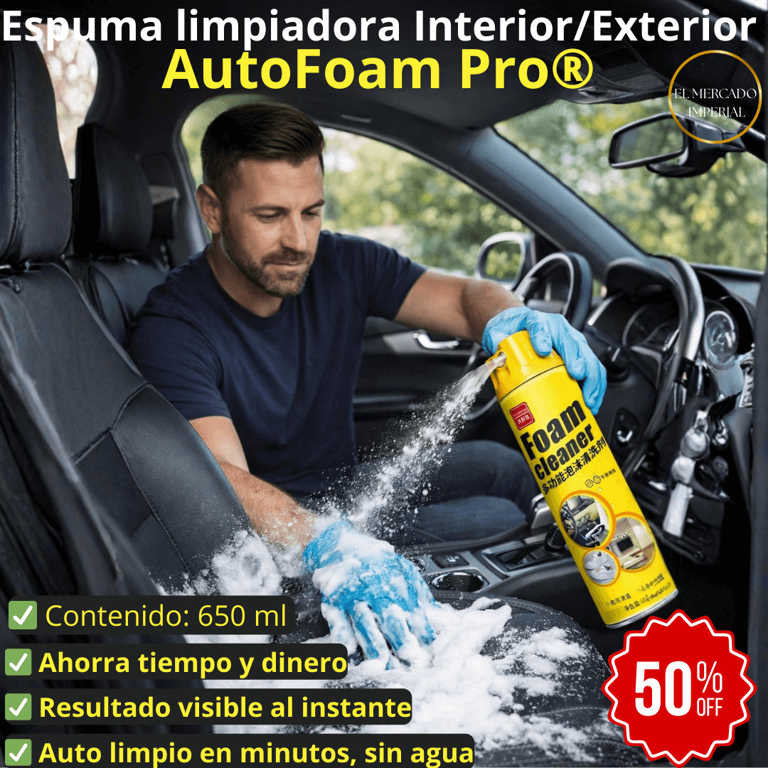 Espuma limpiadora de vehiculos Interior/Exterior