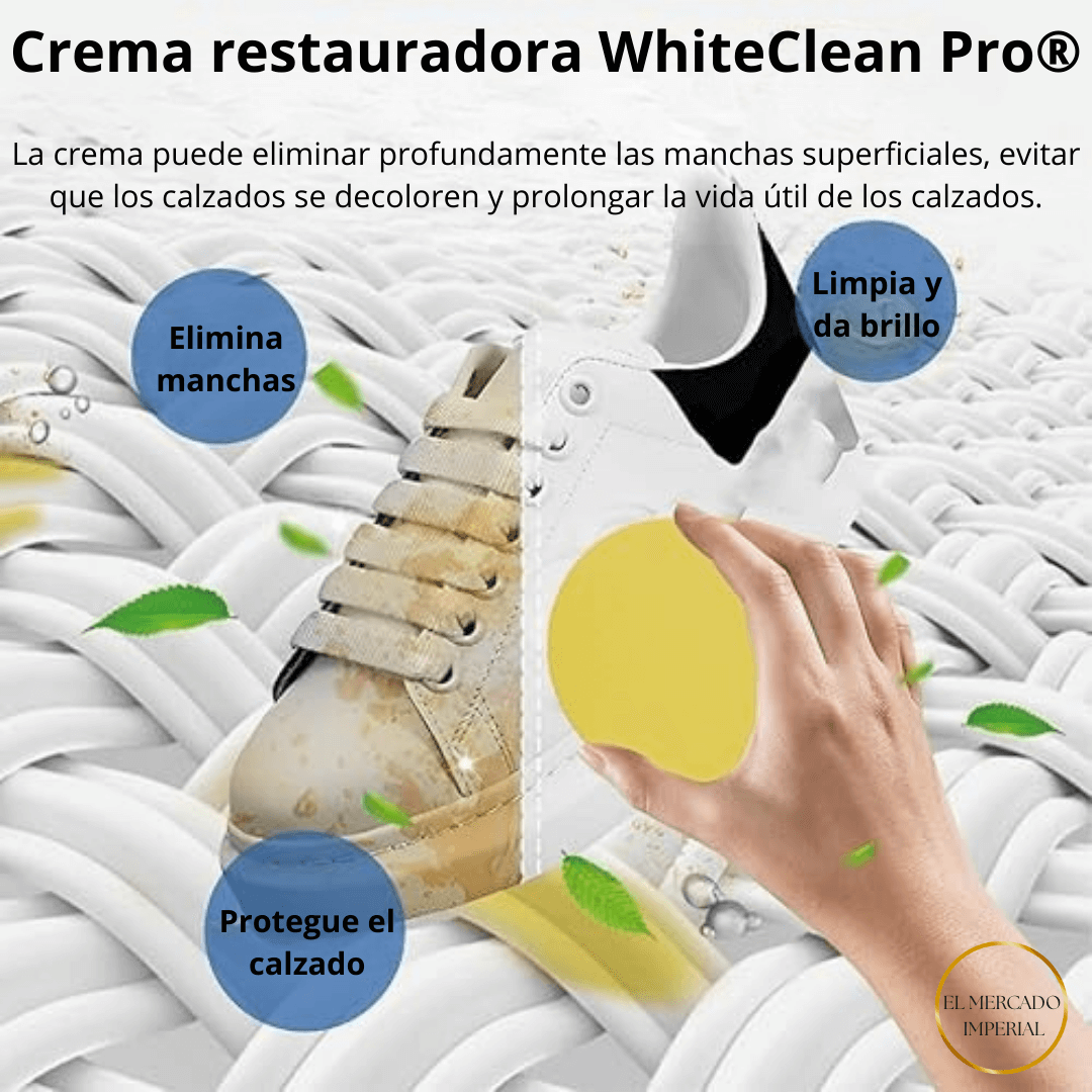 Crema restauradora de calzados WhiteClean Pro® ✨👟