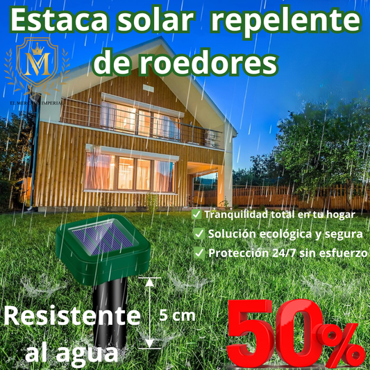 Repelente Ultrasónico Solar / Dile adios a las plagas