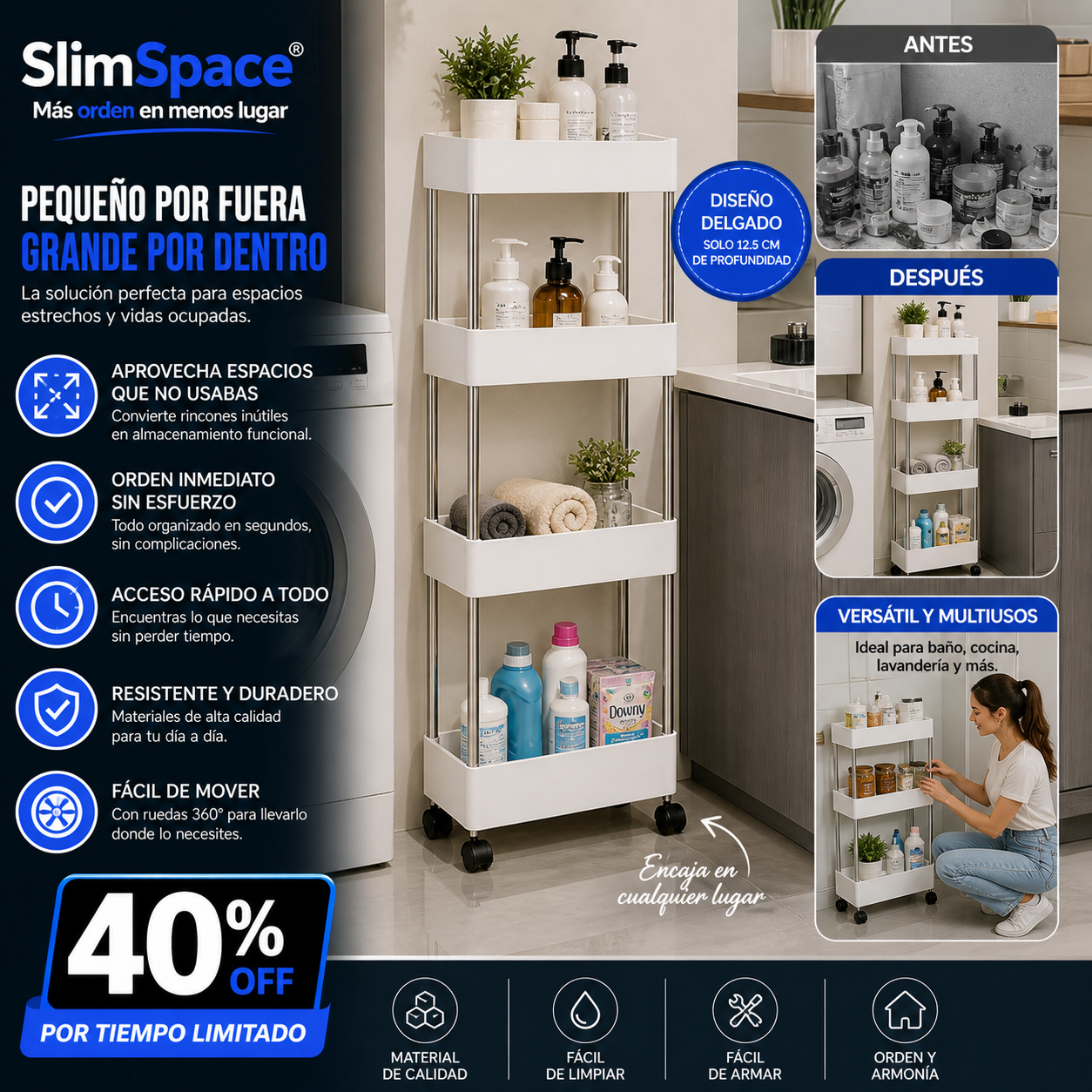 Estante de almacenamiento / SlimSpace®