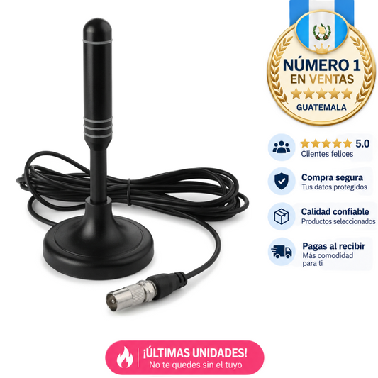 Antena HD para TV Sin Internet — Portada