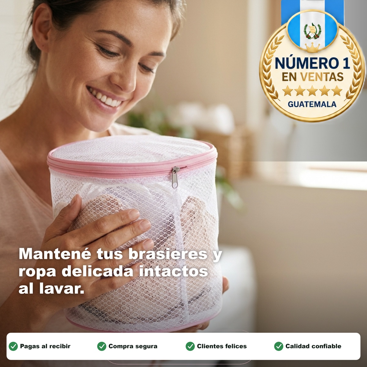 Bolsa de Malla para Lavar Ropa Delicada — Portada