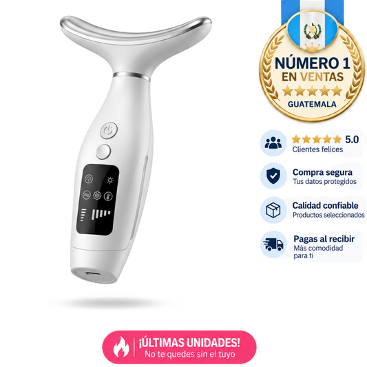 Masajeador Lifting para Cuello y Rostro con Luz LED — Portada